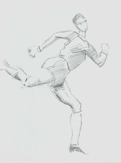 Sir Cecil Walter Hardy Beaton - Footballer; Standing man; and Portrait of Kin