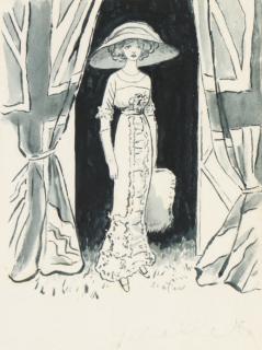 Sir Cecil Walter Hardy Beaton - Miss Gabrielle Ray at a theatrical garden party