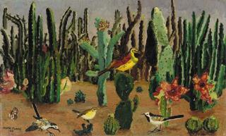 Sir Cedric Morris, Bt. - Birds Among Cacti