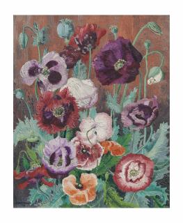 Sir Cedric Morris - Poppies