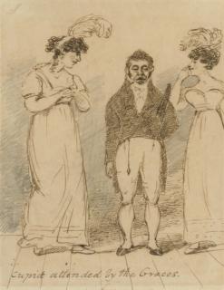 Sir Charles d\'Oyly, 7Th Bt. - Caricature of George Chinnery