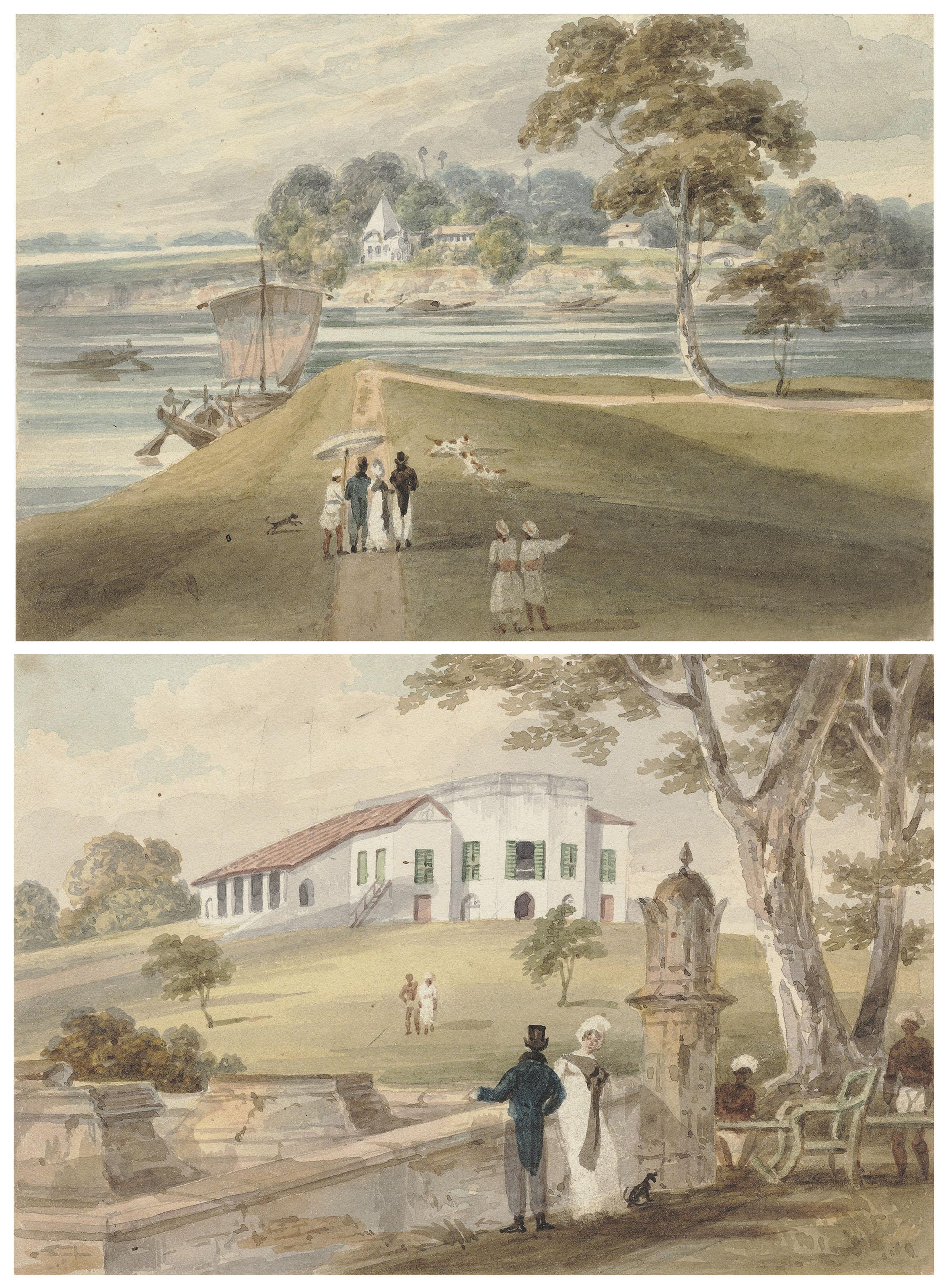 Sir Charles D\'Oyly, 7Th Bt - Three scrapbooks