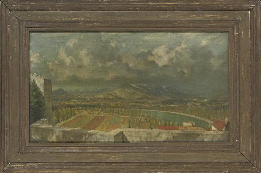 Sir Charles John Holmes, N.E.A.C. - The hills from Avignon