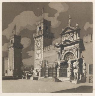 Sir Claude Francis Barry R.B.A. - Entrance to the Arsenal, Venice