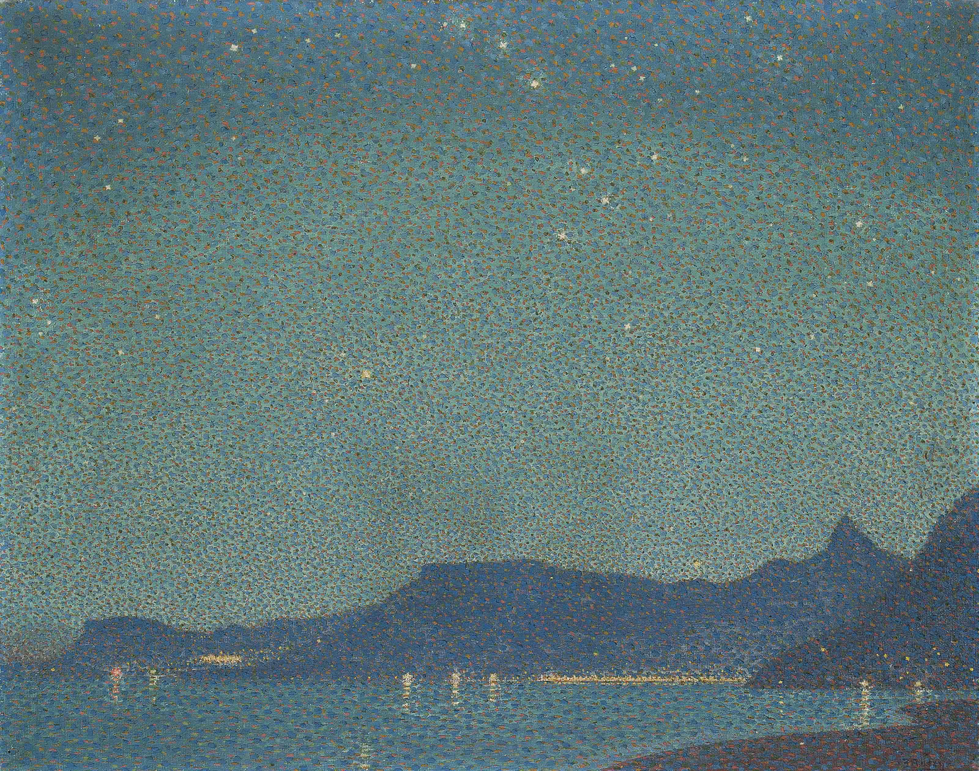 Sir Claude Francis Barry, R.B.A. - The French Riviera from Bordighera