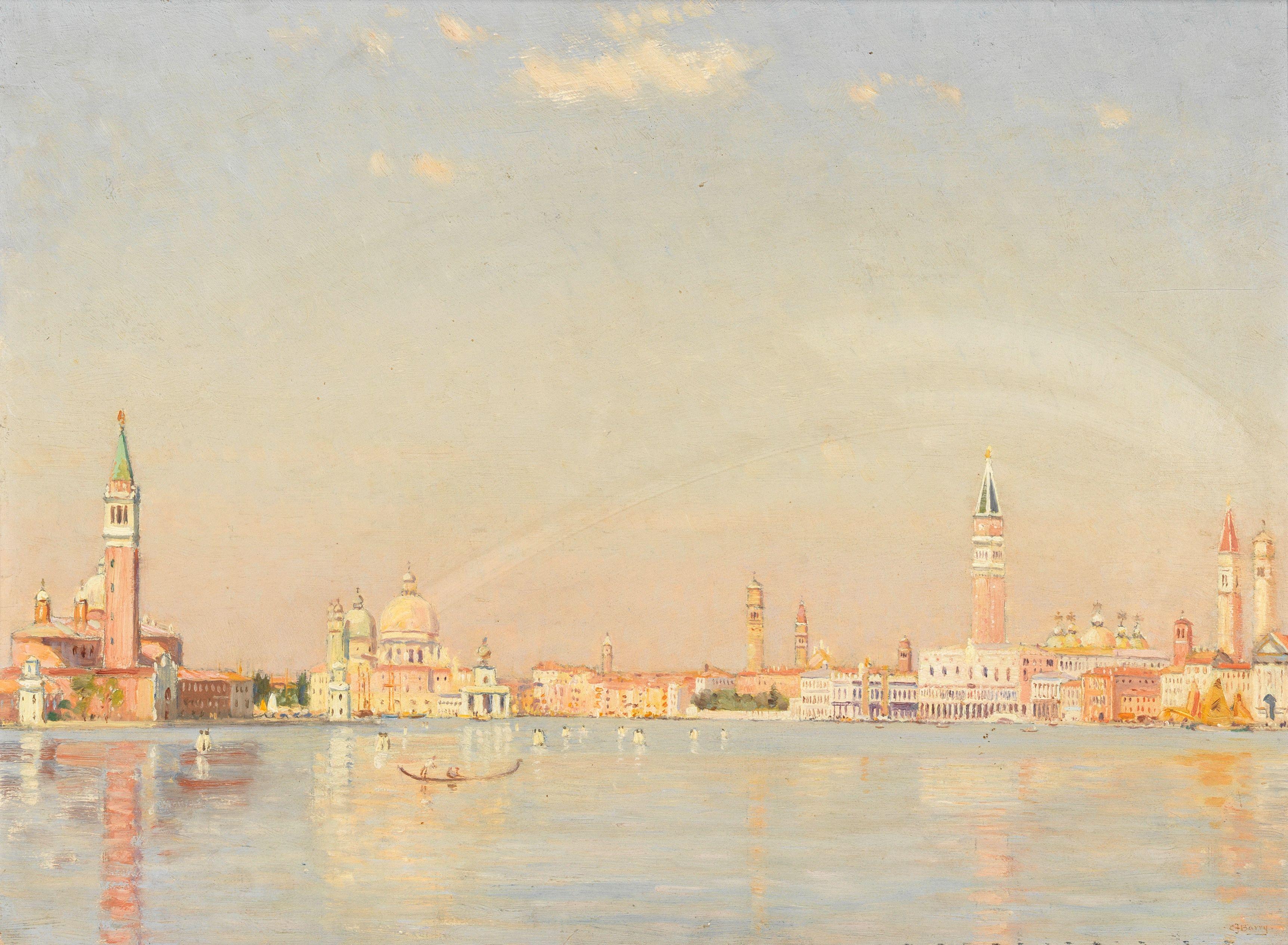 Sir Claude Francis Barry R.B.A. - View of St Marks, Venice