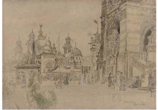 Sir David Muirhead Bone - World Exposition Art Galleries, Kelvingrove, Glasgow