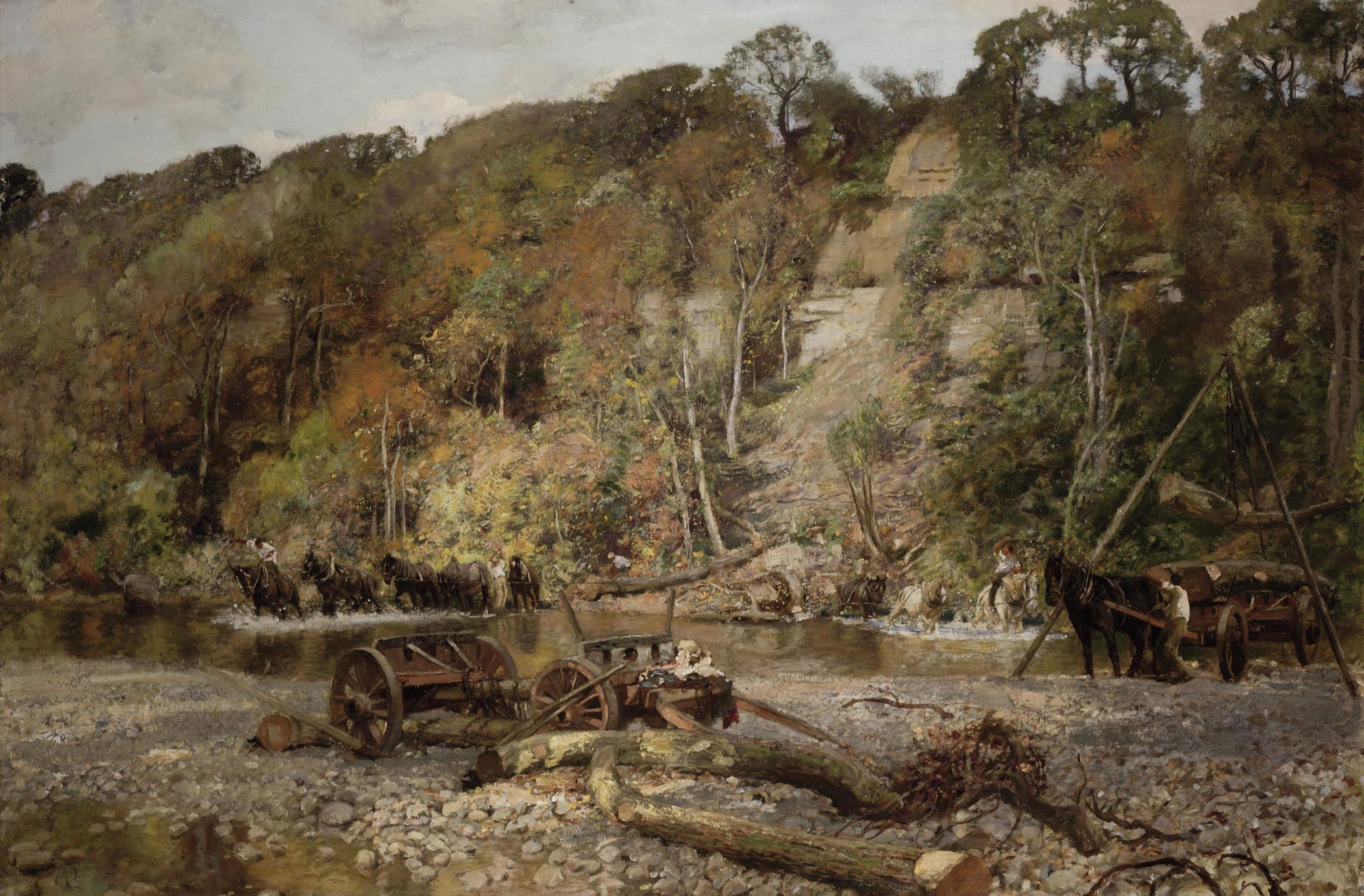 Sir David Murray, R.A., H.R.S.A., R.S.W., R.I. - Across the River