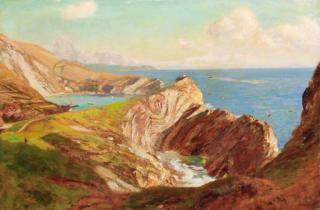 Sir David Murray, R.A., H.R.S.A., R.S.W., R.I. - Lulworth Cove, Dorset
