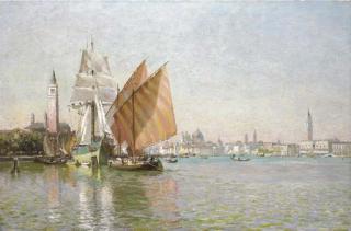 Sir David Murray, R.A, H.R.S.A., R.S.W. - A day in October - Venice