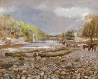 Sir David Murray, R.A., R.S.W. - River Landscape