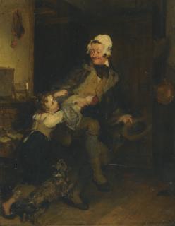 Sir David Wilkie, R.A. - Grandma\'S Cap