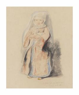 Sir David Wilkie, R.A. - The daughter of Admiral Walker, Emily Wake Walker