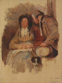 Sir David Wilkie, RA - Study for The Penny Wedding