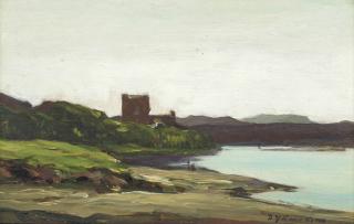 Sir David Young Cameron, R.A., R.S.A., R.W.S., R.S - Dunollie