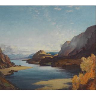 Sir David Young Cameron, R.A., R.S.A., R.W.S. - Eagle\'S Crag, Upper Speyside