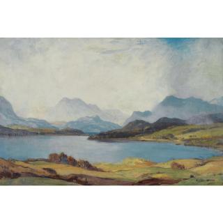 Sir David Young Cameron, R.A., R.S.A., R.W.S. - Lomonds, Waters And Woods