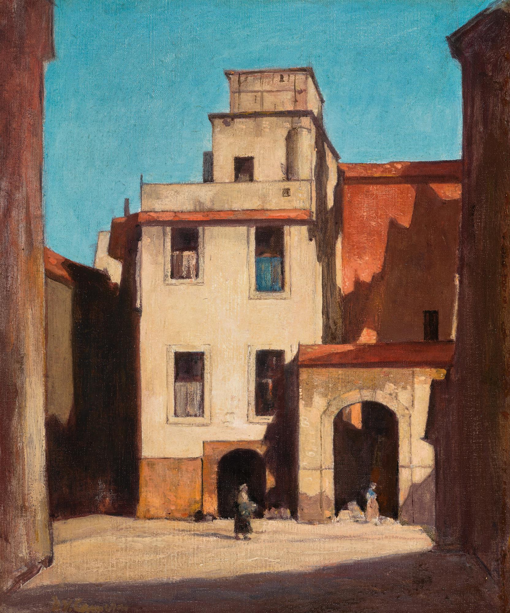 Sir David Young Cameron, R.A., R.S.A., R.W.S. - Pietros, Rome