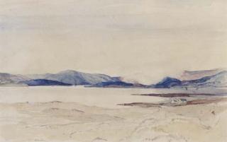 Sir David Young Cameron, R.A., R.S.A. - Morning mists, Lorne