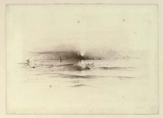 Sir David Young Cameron, R.A., R.S.A. - Pulpit Rock, Isle of Arran