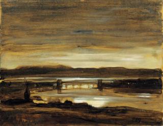 Sir David Young Cameron, R.S.A., R.S.W., R.A. - Sketch at Montrose, Angus