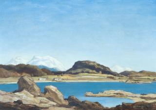 Sir David Young Cameron RA RSA RWS RSW RE - Little Loch Broom