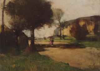 Sir David Young Cameron RA RSA RWS RSW RE - Roadway