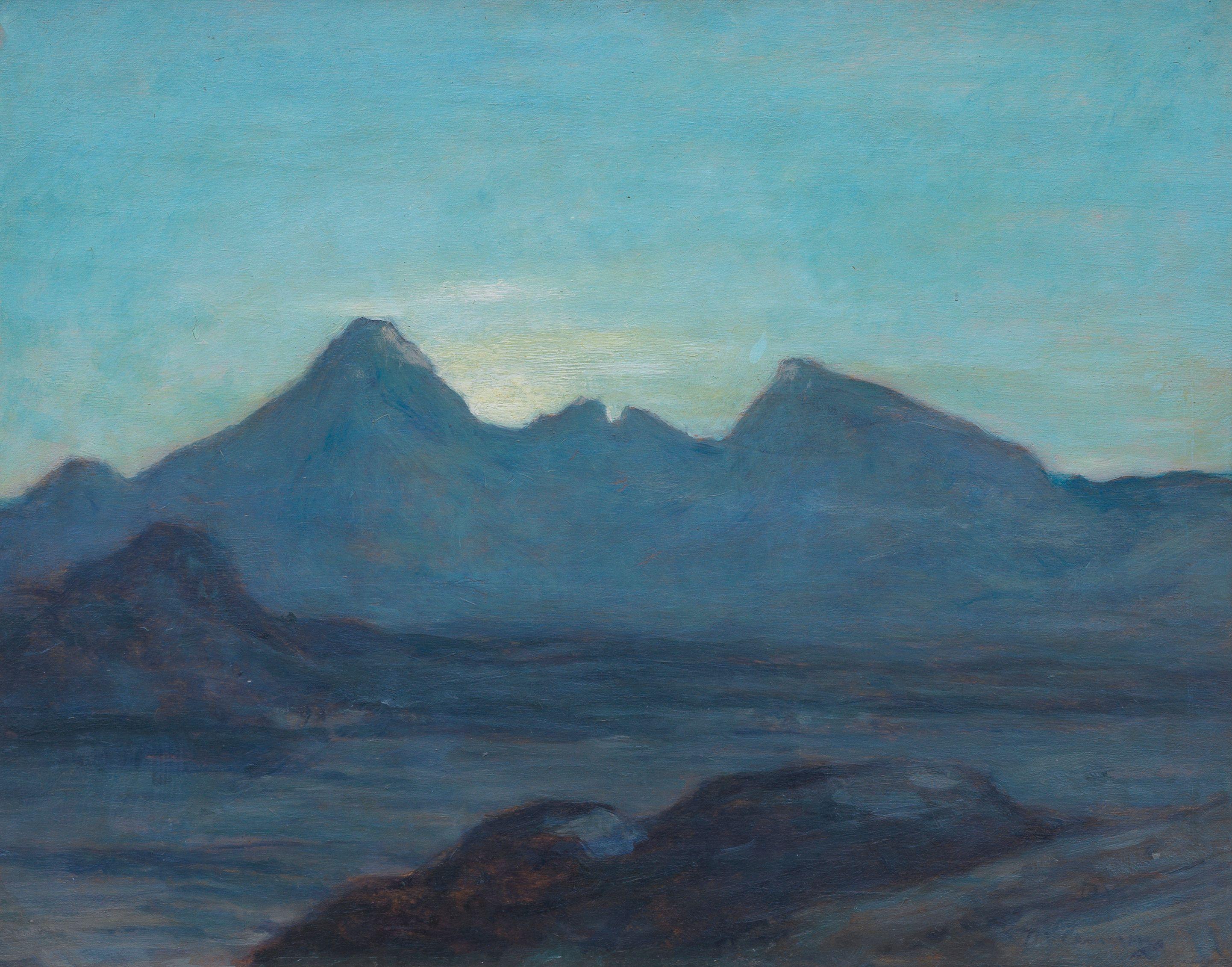 Sir David Young Cameron RA RSA RWS RSW RE - The Hills of Skye