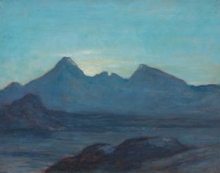 Sir David Young Cameron RA RSA RWS RSW RE - The Hills of Skye