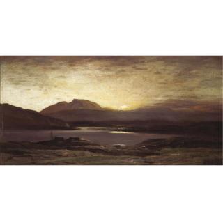 Sir David Young Cameron - Sundown Lock Lomond