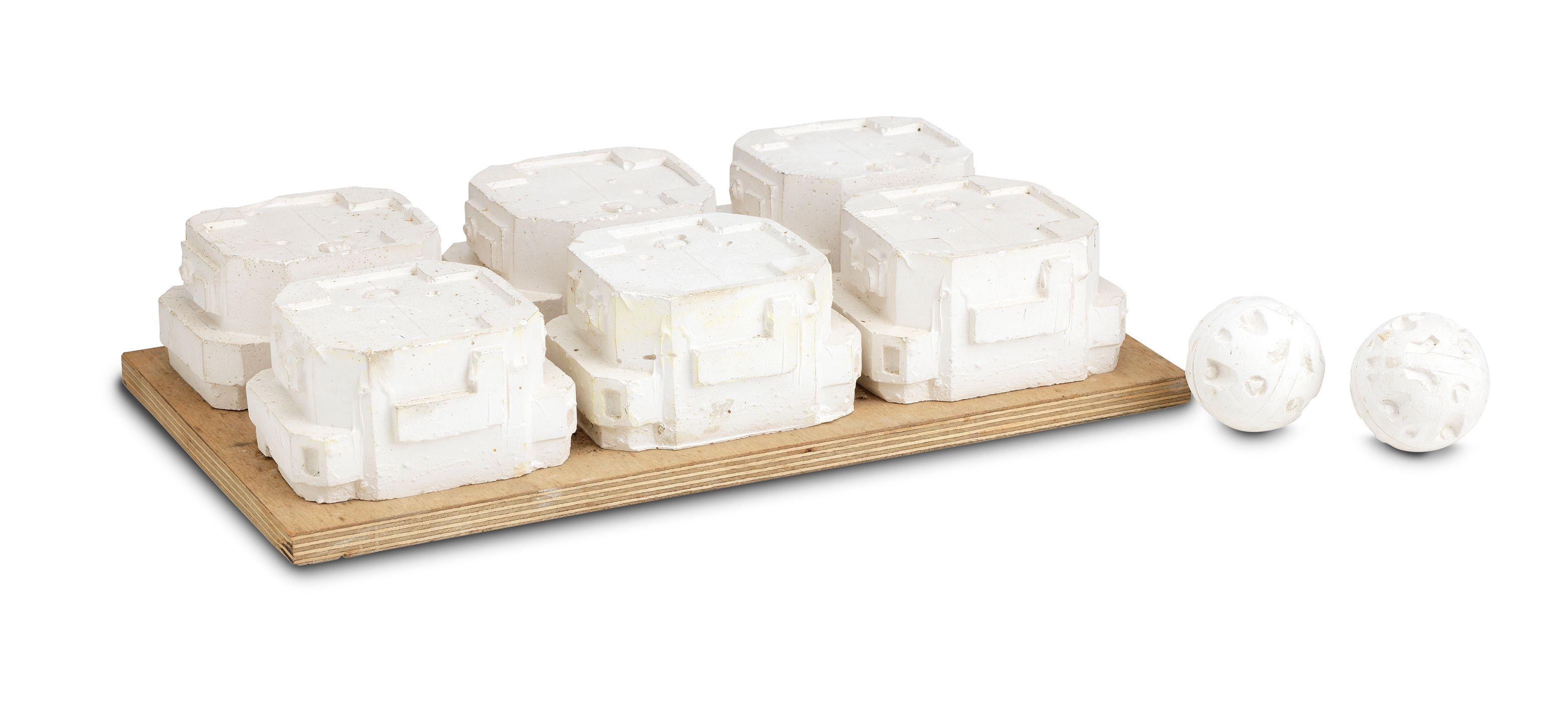 Sir Edouardo Paolozzi R.A - Maquettes for cubes and globes