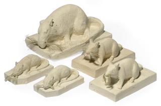 Sir Eduardo Paolozzi, R.A. - A set of five rats