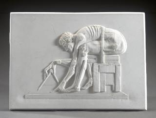 Sir Eduardo Paolozzi, R.A. - British Library, Newton (After Blake)