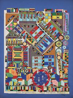 Sir Eduardo Paolozzi, R.A. - Poster For Soho Jazz Festival 1999