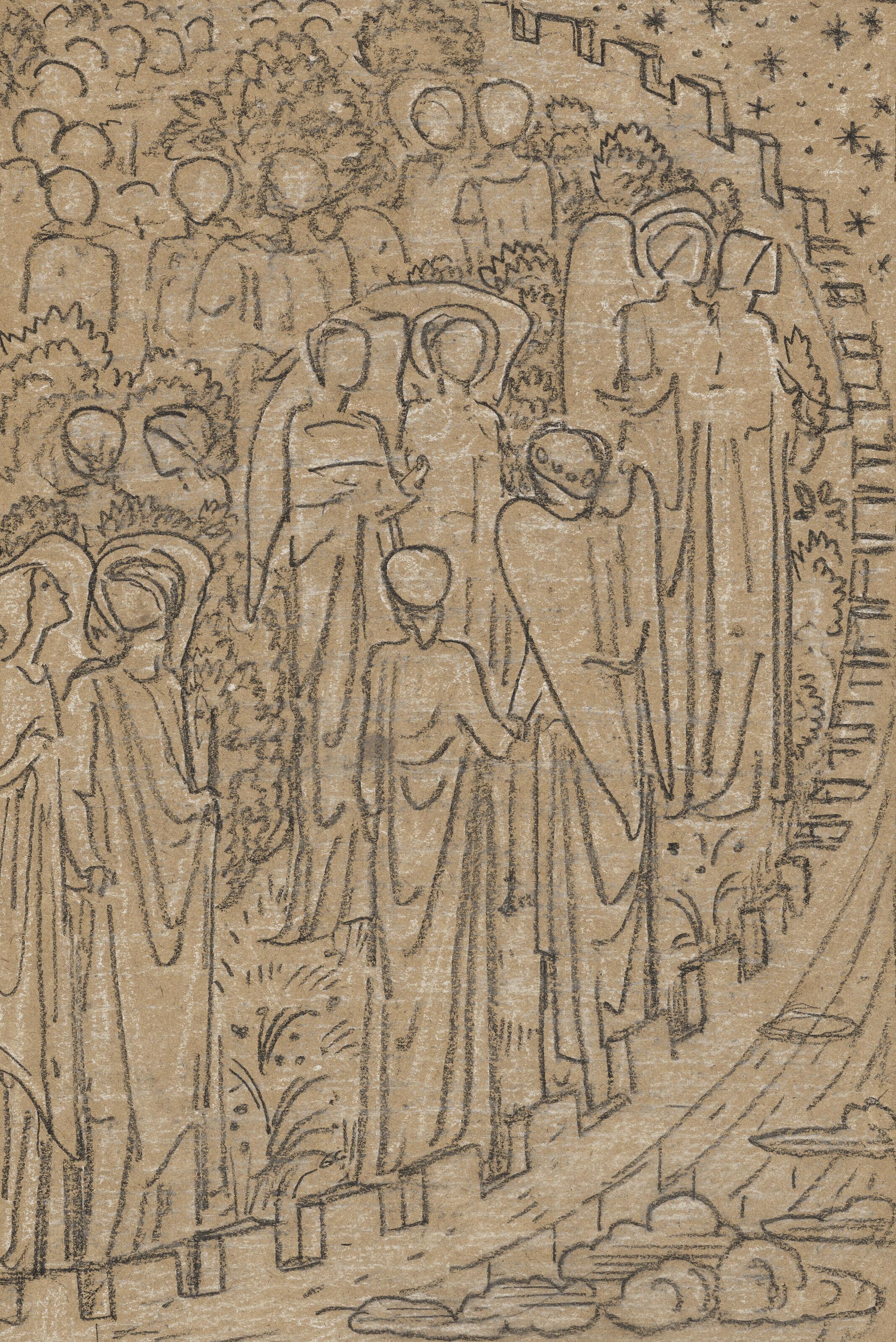 Sir Edward Coley Burne-Jones, Bt., A.R.A., R.W.S. - An illustration to \'The Golden Legend\'