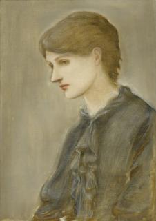 Sir Edward Coley Burne-Jones, Bt., A.R.A., R.W.S. - British portrait Of Mrs. W. J. Stillman, Née Marie Spartali