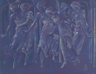 Sir Edward Coley Burne-Jones, Bt., A.R.A., R.W.S. - Dancing Girls