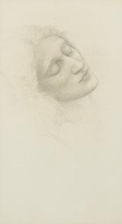 Sir Edward Coley Burne-Jones, Bt., A.R.A., R.W.S. - Head of Miss Margaret Elizabeth Benson (later Mrs Margaret Drummond, 1856-1941)
