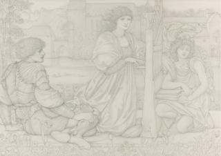 Sir Edward Coley Burne-Jones, Bt., A.R.A., R.W.S. - Le Chant D\'Amour