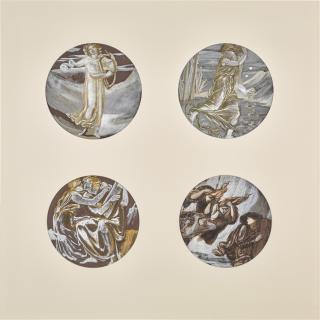 Sir Edward Coley Burne-Jones, Bt.,  A.R.A., R.W.S. - Orpheus and his Lute; Eurydice Bitten by a Serpent; Orpheus and Eurydice Reunited; Orpheus Pursued by Furies