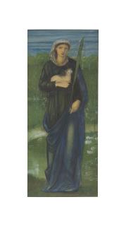 Sir Edward Coley Burne-Jones, Bt., A.R.A., R.W.S. - St Agnes