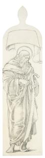 Sir Edward Coley Burne-Jones, Bt., A.R.A., R.W.S. - St. Simon, study for stained glass window for the South Window, New Ferry Church, Wirral