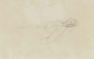 Sir Edward Coley Burne-Jones, Bt, A.R.A., R.W.S. - Study For \'The Legend Of Briar Rose: The Rose Bower\'