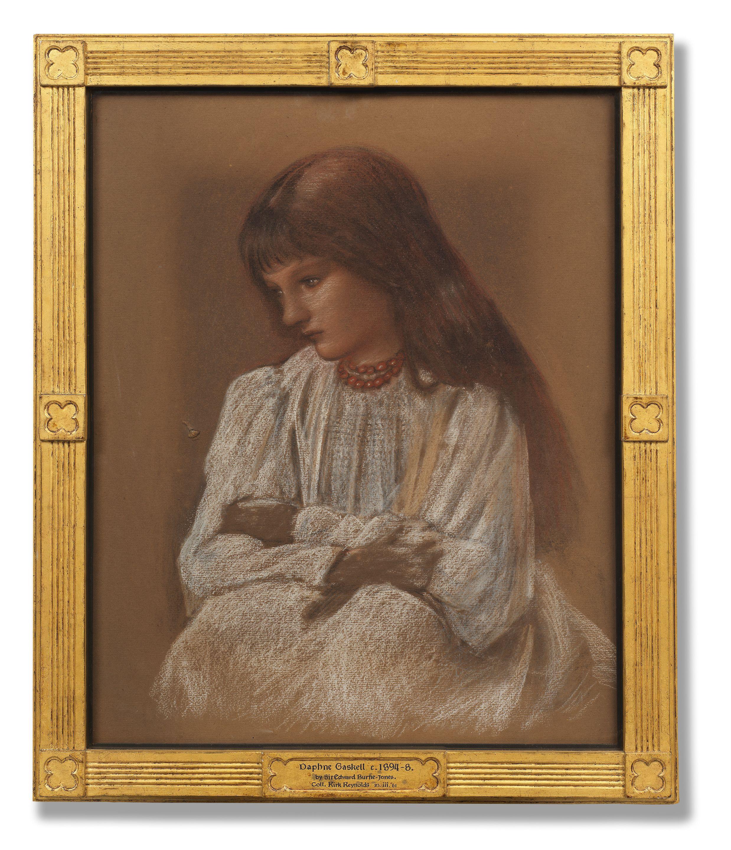 Sir Edward Coley Burne-Jones, Bt., ARA, RWS - Portrait of Daphne Gaskell