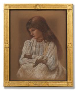Sir Edward Coley Burne-Jones, Bt., ARA, RWS - Portrait of Daphne Gaskell