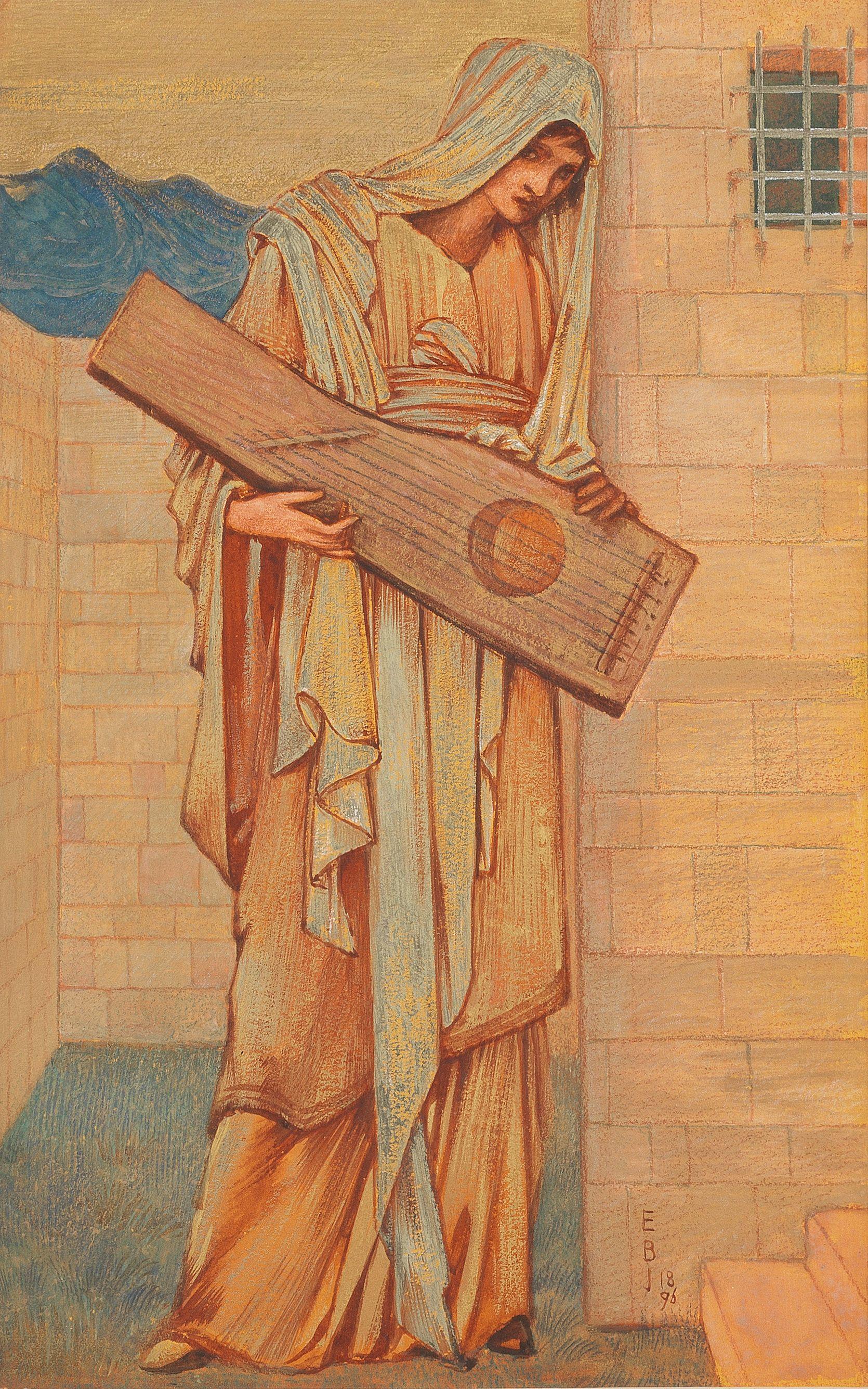 Sir Edward Coley Burne-Jones, Bt., ARA, RWS - The Answering String