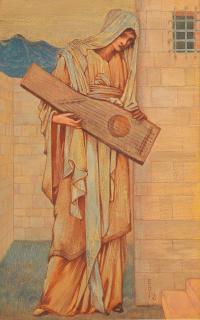 Sir Edward Coley Burne-Jones, Bt., ARA, RWS - The Answering String