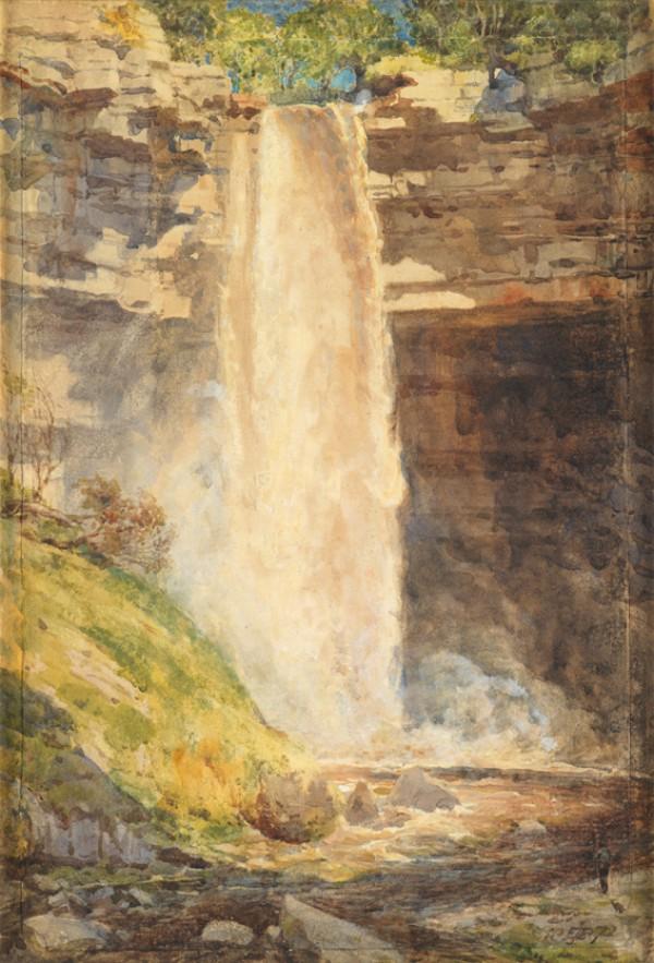 Sir Edward John Poynter, Bt., P.R.A., R.W.S. - Hardraw Force, Wensleydale