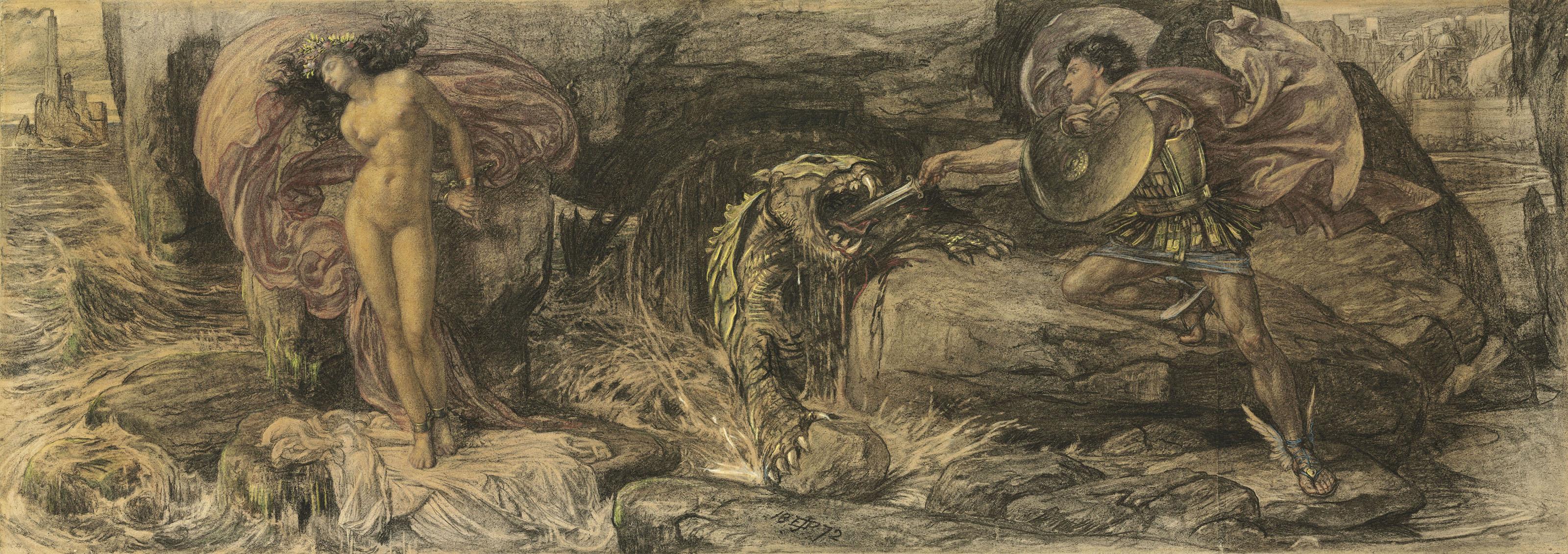 Sir Edward John Poynter, Bt., P.R.A., R.W.S. - Perseus and Andromeda