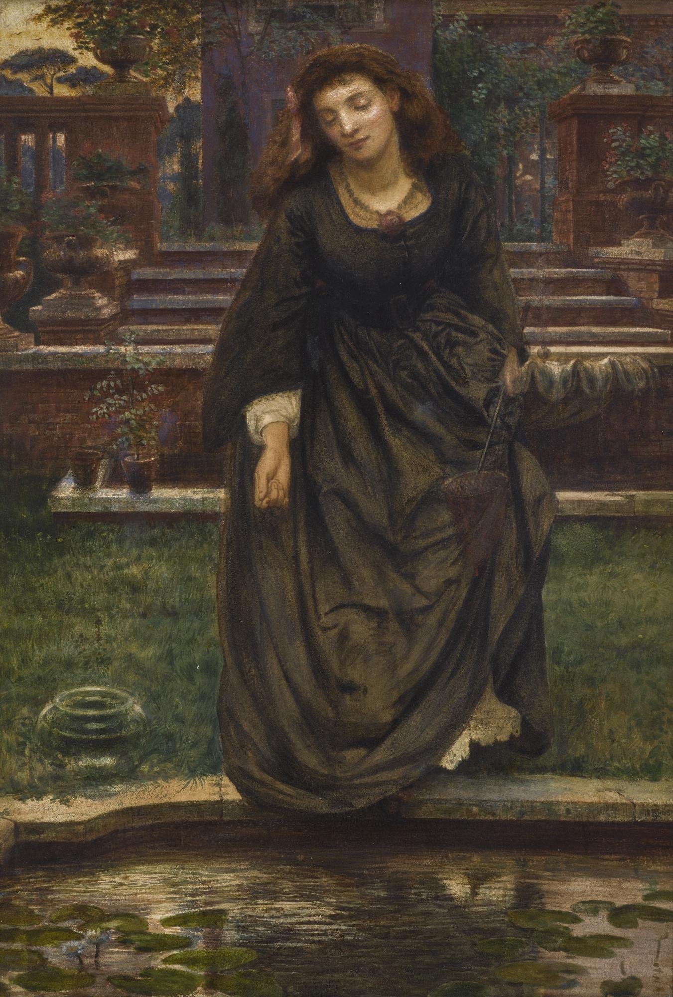 Sir Edward John Poynter, Bt., P.R.A., R.W.S. - Sirbeware, Trust Her Not, She Is Fooling Thee